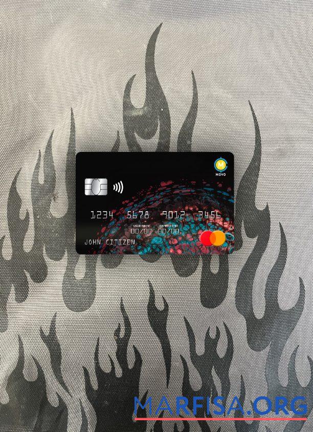 Blank USA MOVO bank mastercard photolook front example